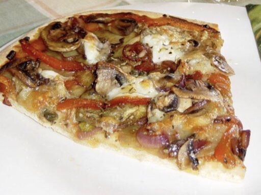 Home-made pizza