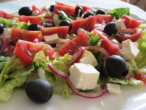 Griekse salade met een geheim
