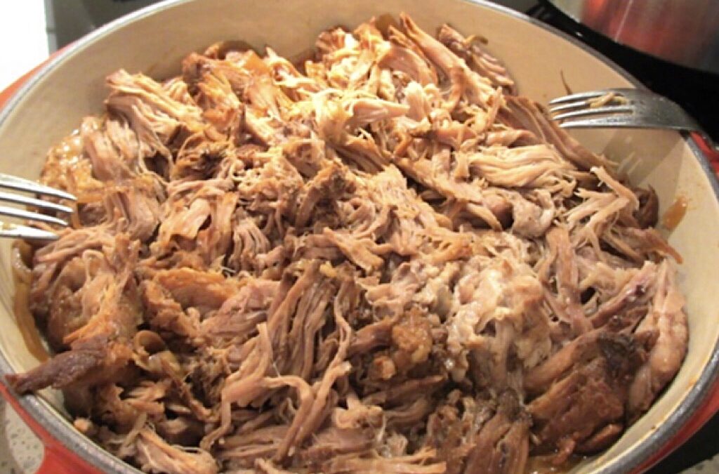 Pulled pork uit de slowcooker