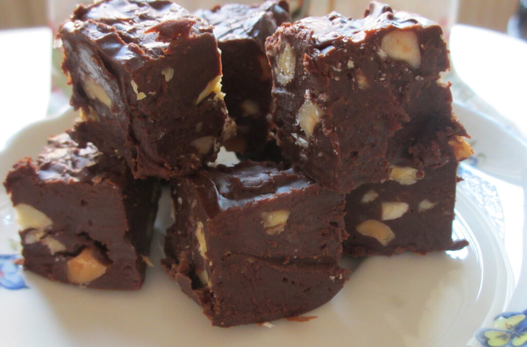 Chocoladefudge met noten