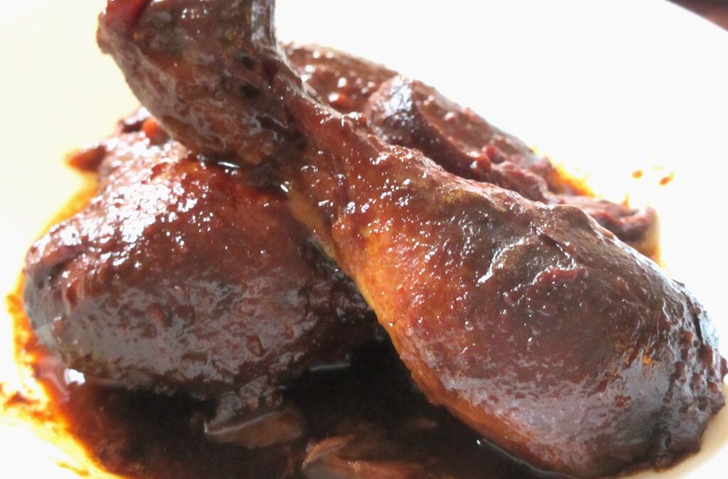 Sticky chicken uit de crockpot