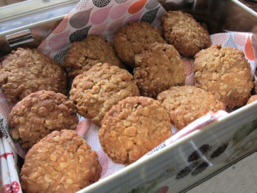Havermoutkoekjes met pindakaas