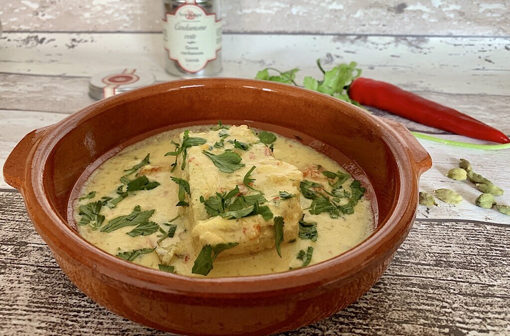 Milde viscurry met schelvis