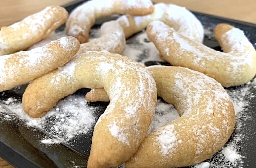 Vanille kipferl naar recept van Rutger van den Broek