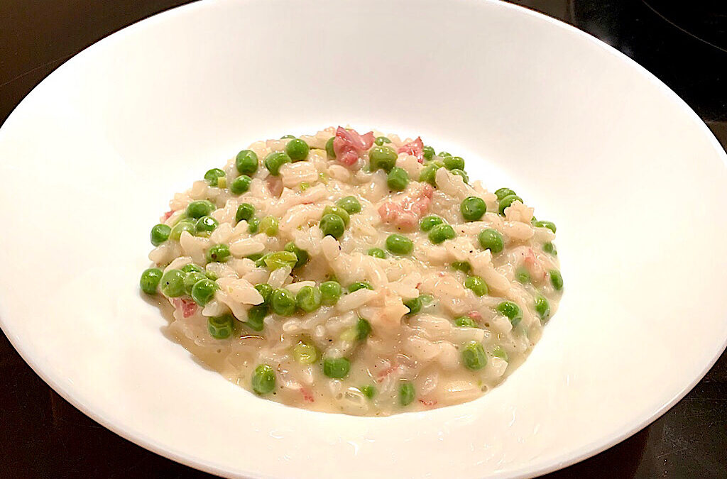 Risi e bisi uit de Bijbel van de Italiaanse keuken