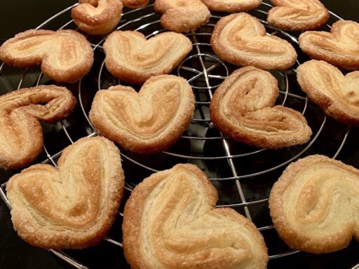 Palmiers van bladerdeeg