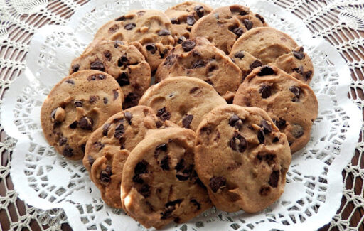 Chocolate chip cookies van boekweitmeel