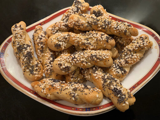 Zoute Turkse koekjes op de wijze van Rutger
